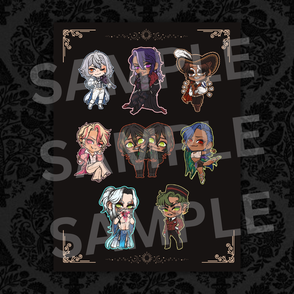 The Twilight Serenade - A4 Chibi Tarot Print