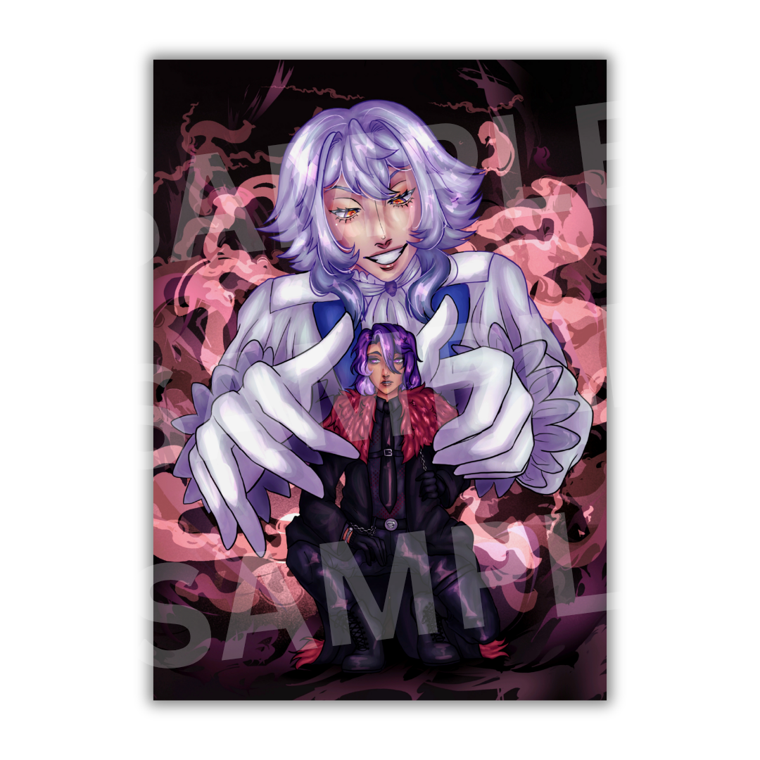 The Twilight Serenade - Yasu and Jacques A4 Print