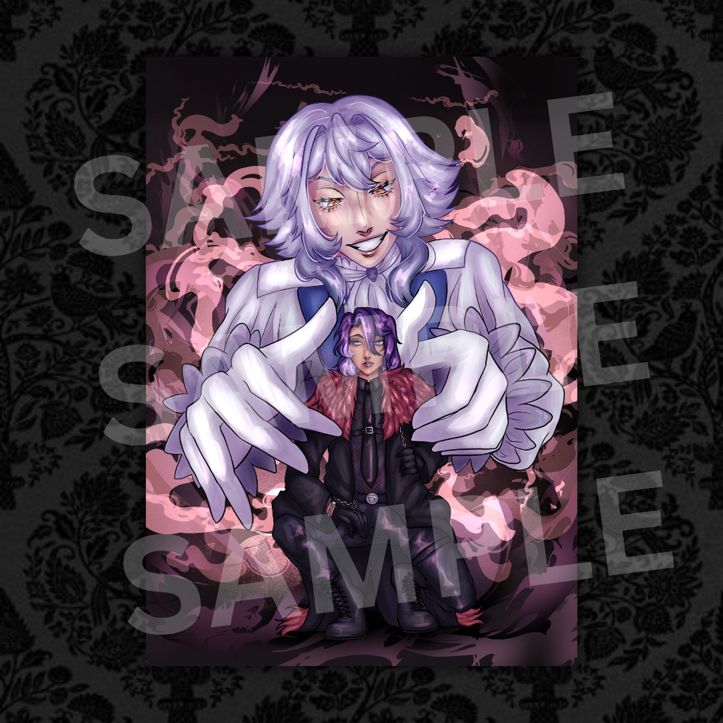 The Twilight Serenade - Yasu and Jacques A4 Print