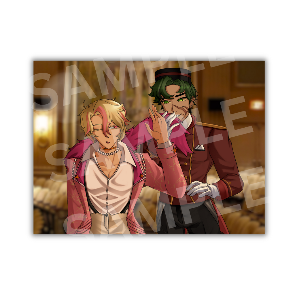 The Twilight Serenade - A4 Jiwon & Noé Print