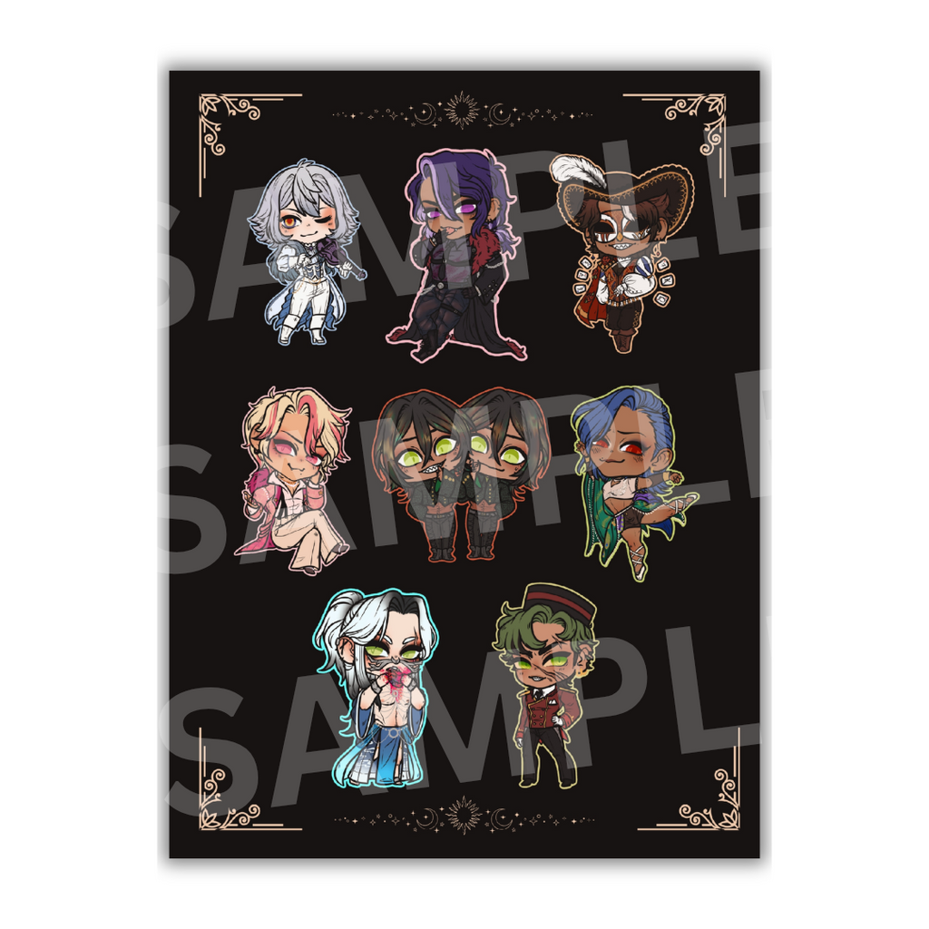 The Twilight Serenade - A4 Chibi Tarot Print